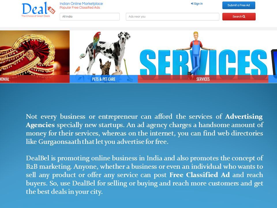 free ads advertise on dealbel and see your business flourish all where to advertise services for free