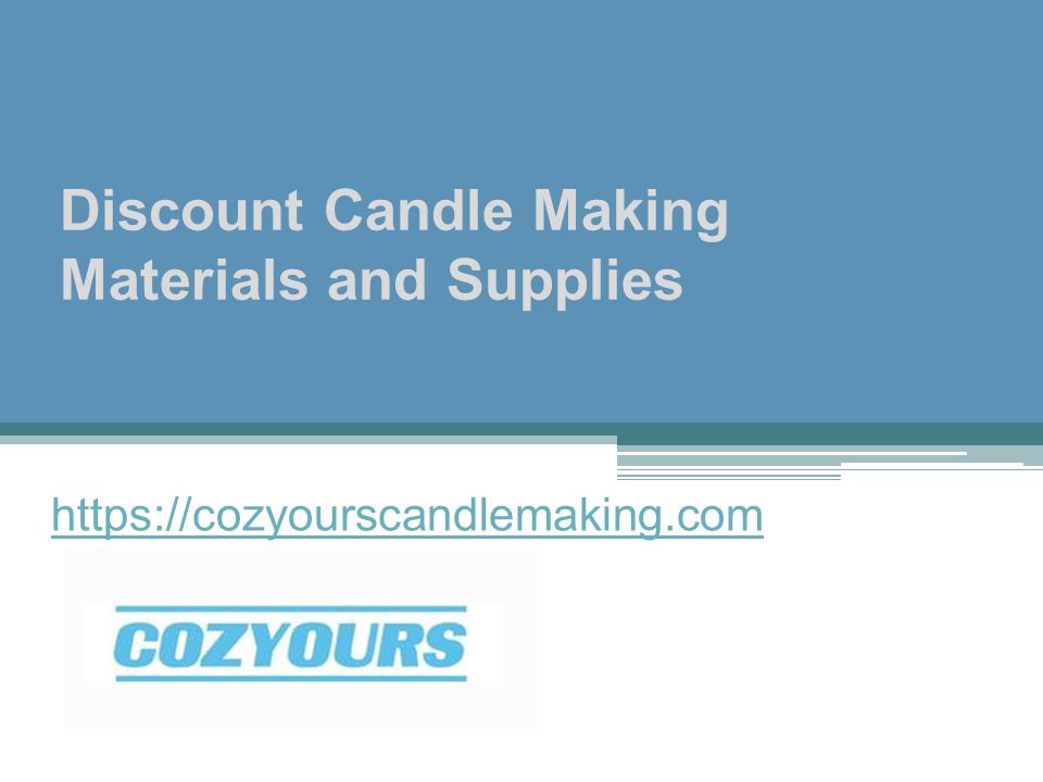 Discount Candle Making Materials and Supplies