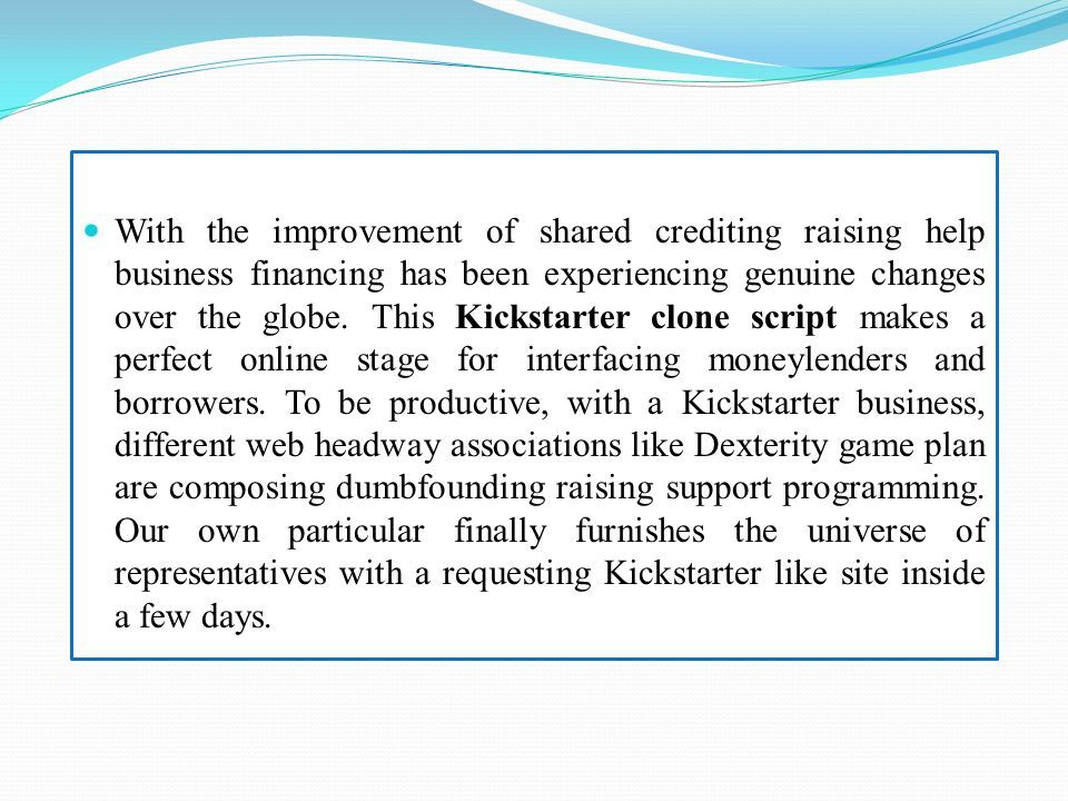 With the improvement of shared crediting raising help business financing has been experiencing genuine changes over the globe.