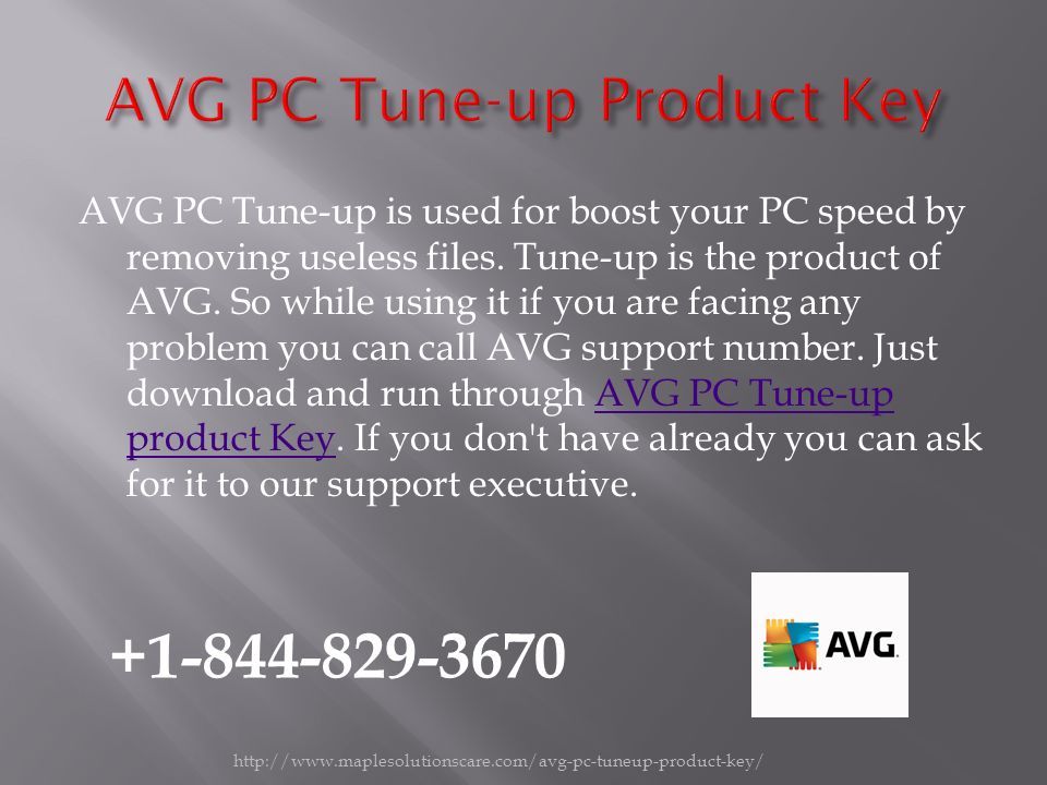 AVG PC Tune-up is used for boost your PC speed by removing useless files.