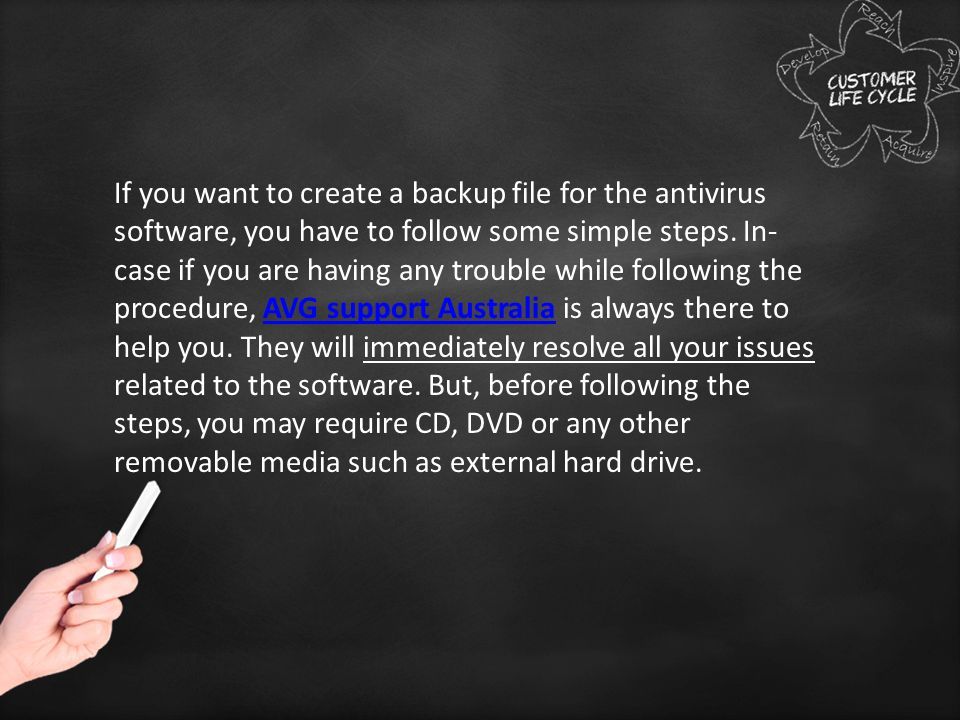 If you want to create a backup file for the antivirus software, you have to follow some simple steps.