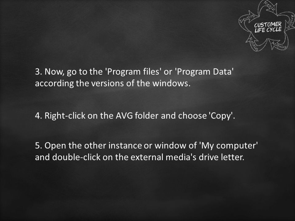 3. Now, go to the Program files or Program Data according the versions of the windows.