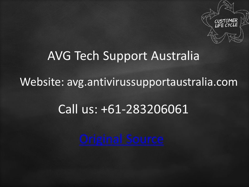 AVG Tech Support Australia Website: avg.antivirussupportaustralia.com Call us: Original Source