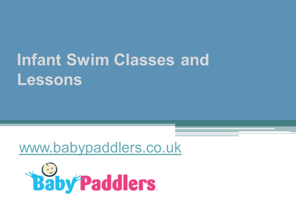 Infant Swim Classes and Lessons