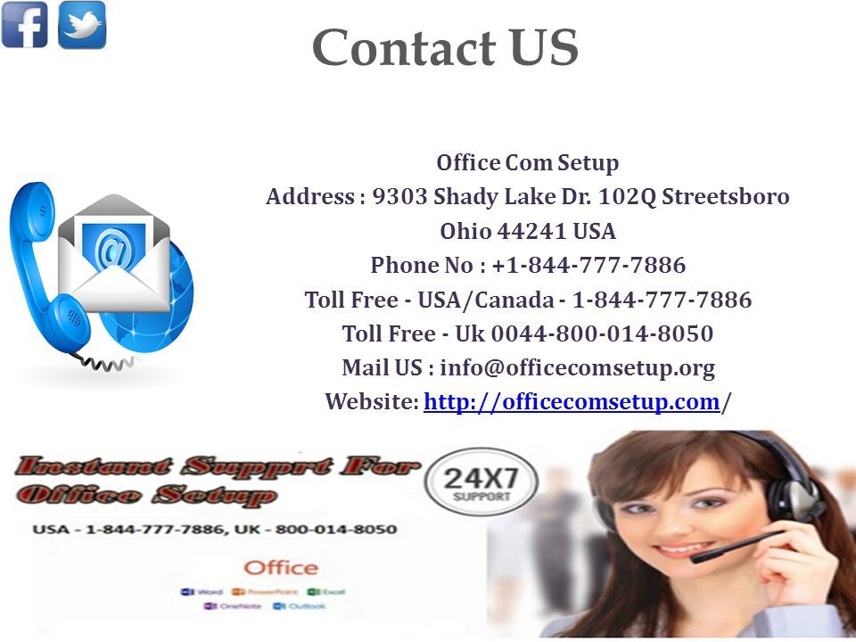 Contact US Office Com Setup Address : 9303 Shady Lake Dr.