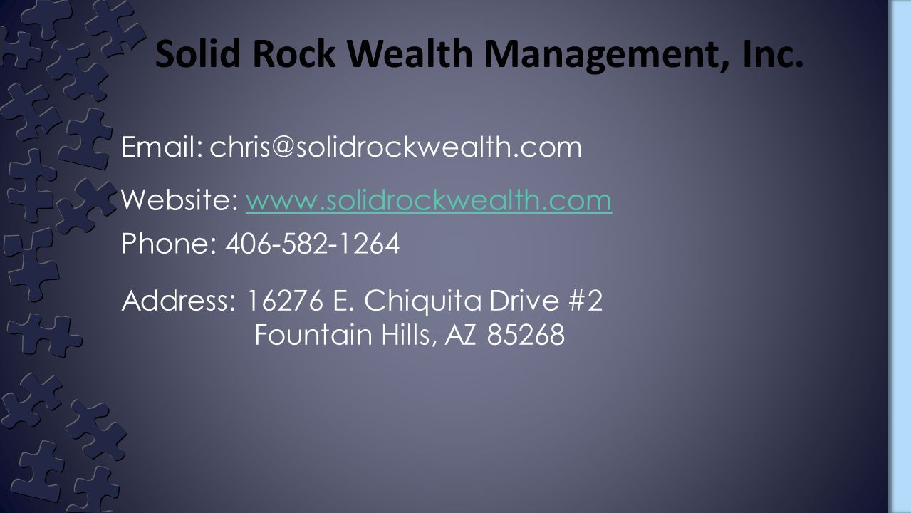 Solid Rock Wealth Management, Inc.