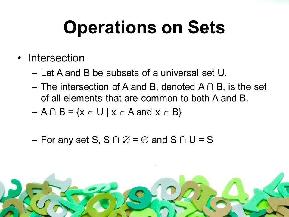 Set. Outline Universal Set Venn Diagram Operations on Sets. - ppt download