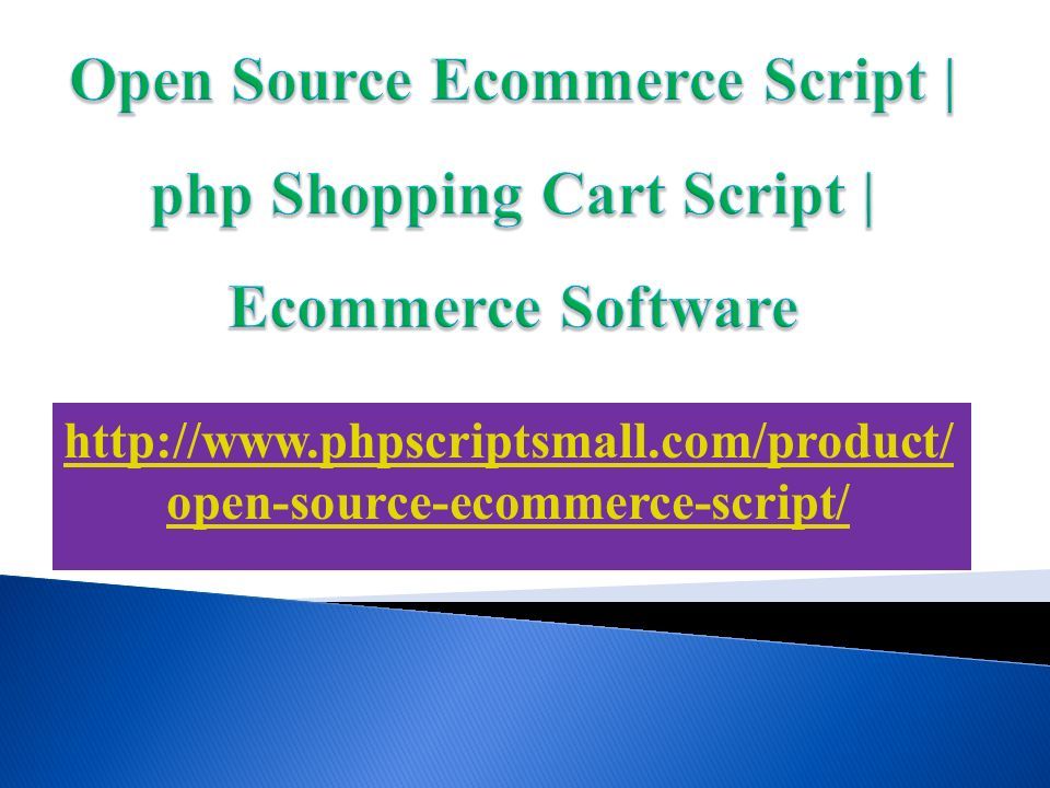open-source-ecommerce-script/