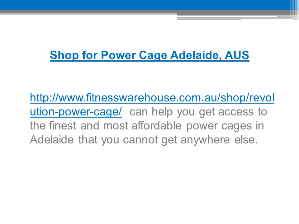 Shop for Power Cage Adelaide, AUS   ution-power-cage/ can help you get access to the finest and most affordable power cages in Adelaide that you cannot get anywhere else.
