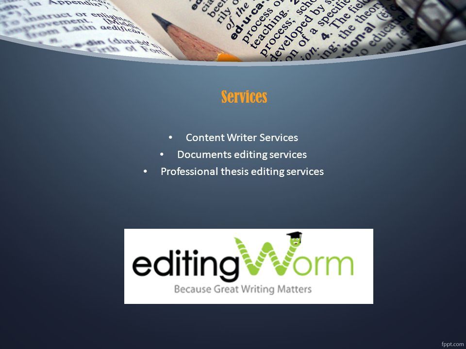 Cheap Thesis Editing Services Ca