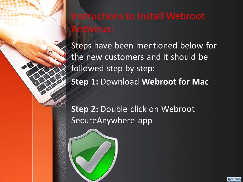 Webroot instalar para mac