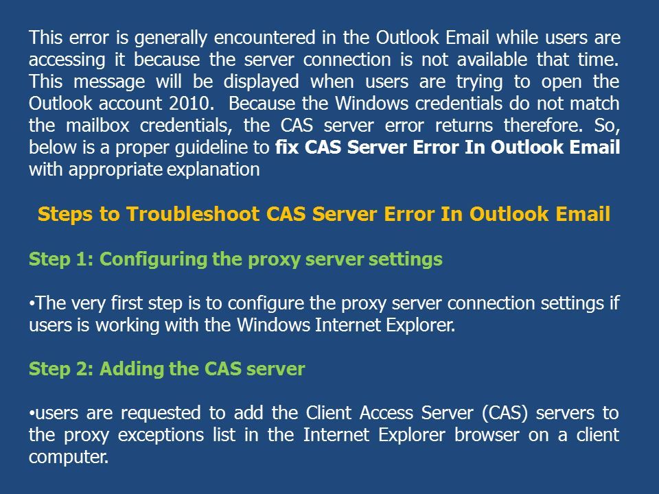 This error is generally encountered in the Outlook  while users are accessing it because the server connection is not available that time.