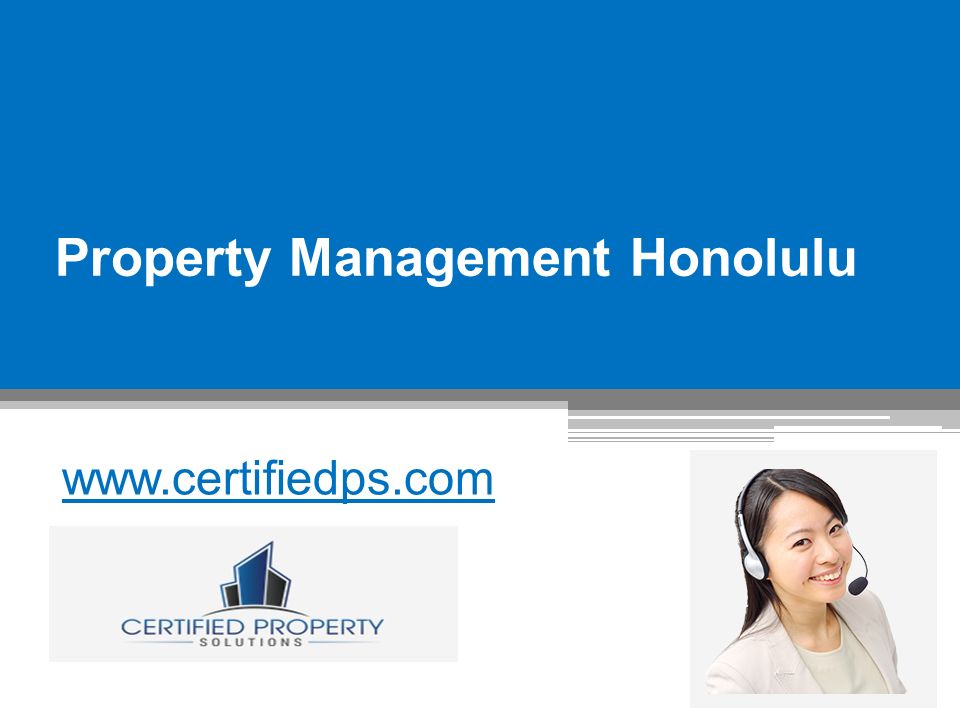 Property Management Honolulu