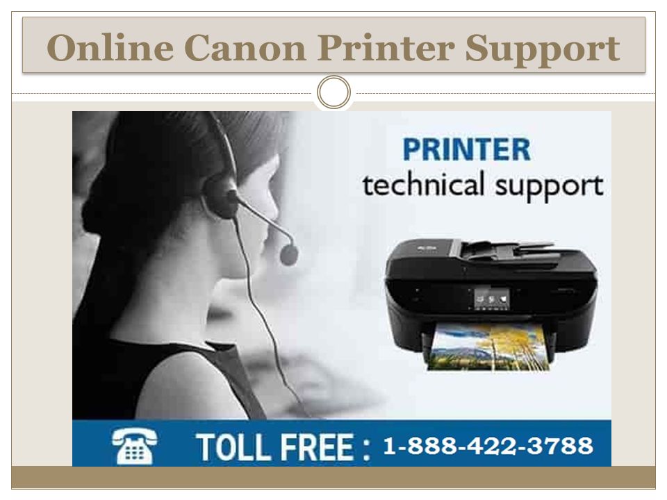 Online Canon Printer Support