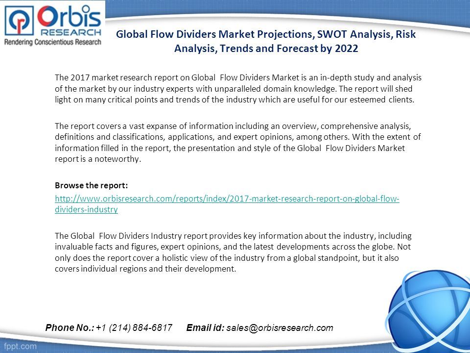 global flow dividers market projections swot analysis risk report dividers