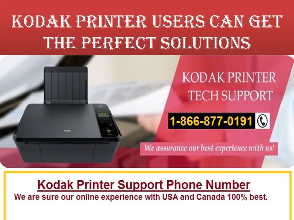 Kodak Printer Users Can Get The Perfect Solutions