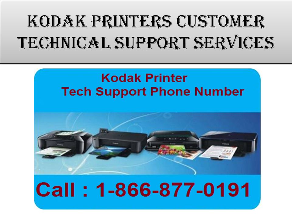 Kodak Printers Customer Technical Support Services