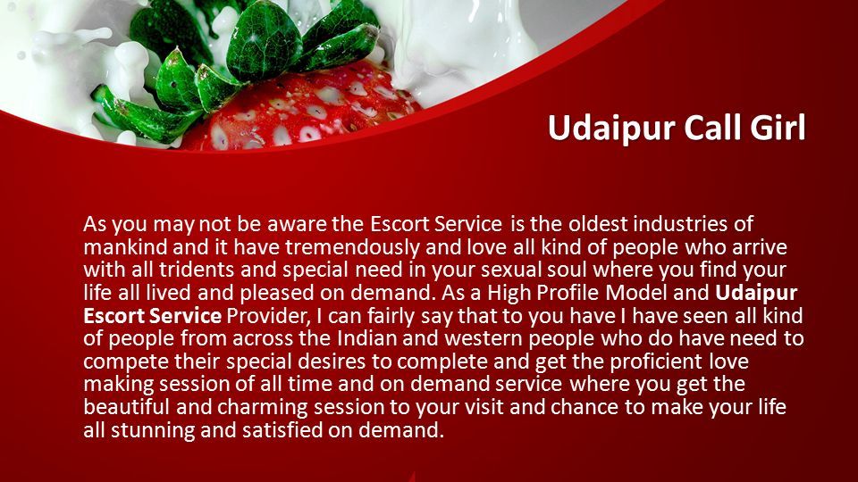 This presentation uses a free template provided by FPPT.com   As you may not be aware the Escort Service is the oldest industries of mankind and it have tremendously and love all kind of people who arrive with all tridents and special need in your sexual soul where you find your life all lived and pleased on demand.