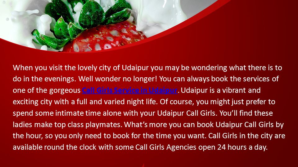 This presentation uses a free template provided by FPPT.com   When you visit the lovely city of Udaipur you may be wondering what there is to do in the evenings.