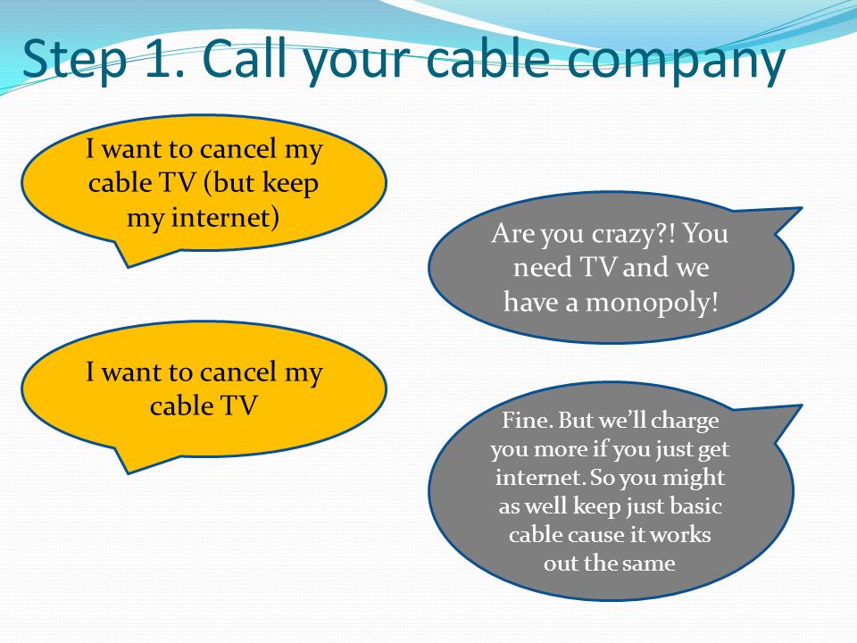Cable Companies In My Area >> Step 1 Call Your Cable Company I Want To Cancel My Cable Tv Cable Companies In My Area >> Step 1 Call Your Cable Company I Want To Cancel My Cable Tv