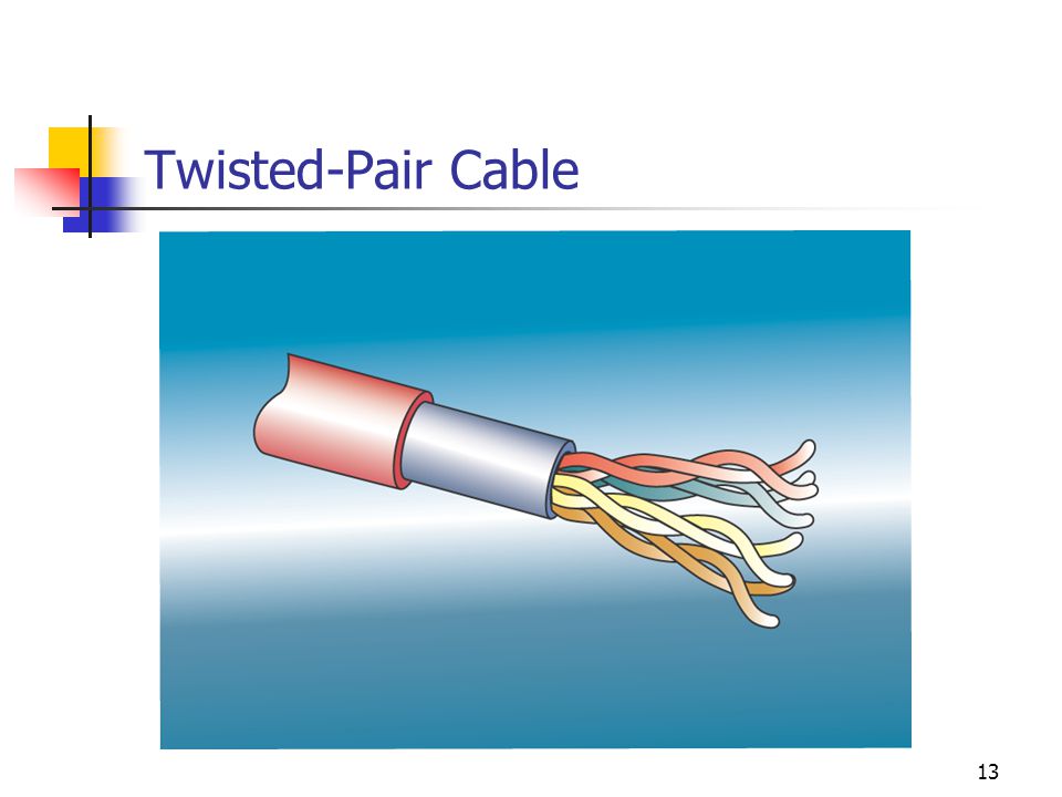 13 Twisted-Pair Cable