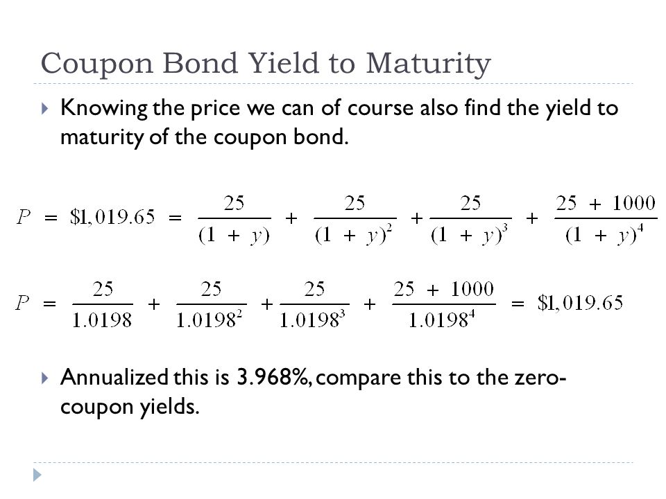 Maturity of bond definition of financial health