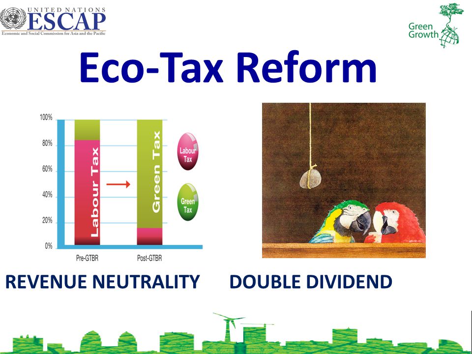 Eco-Tax Reform REVENUE NEUTRALITY DOUBLE DIVIDEND