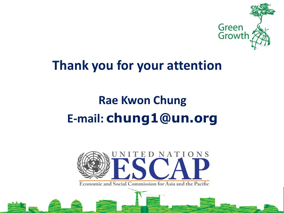 Thank you for your attention Rae Kwon Chung