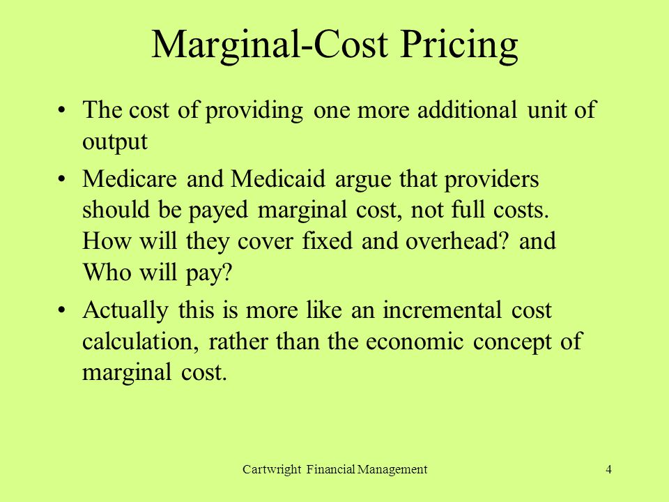 marginal costing in management accounting