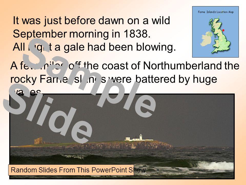 It was just before dawn on a wild September morning in 1838.
