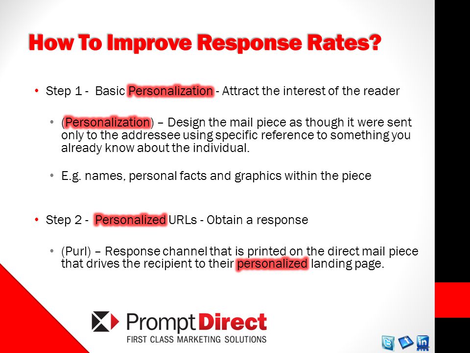 How To Improve Response Rates