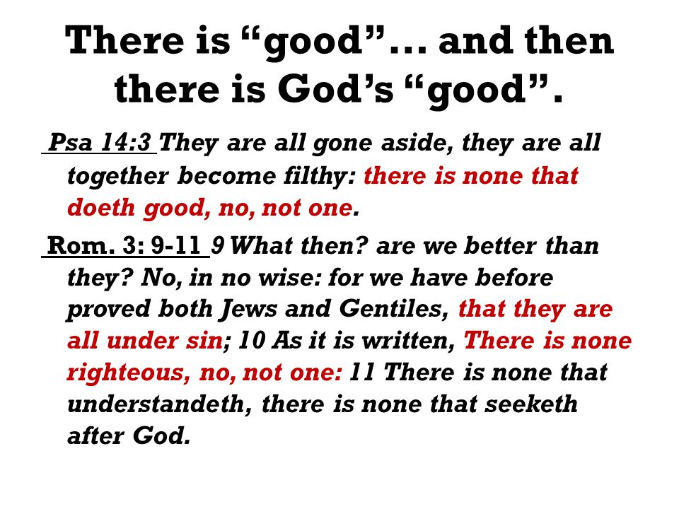 There is good… and then there is Gods good.
