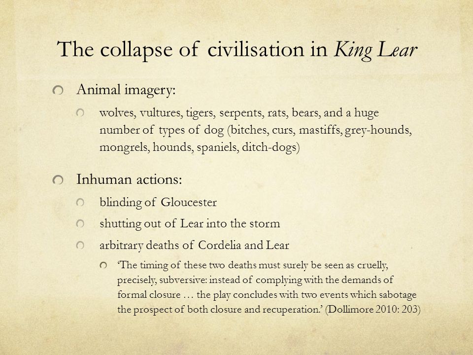 imagery in king lear