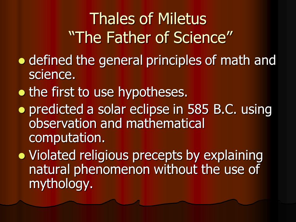 Thales of Miletus  Google Slides & PowerPoint template