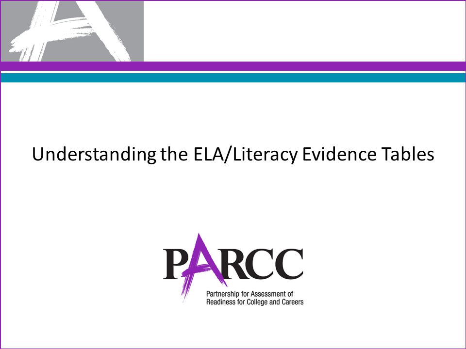 Understanding the ELA/Literacy Evidence Tables