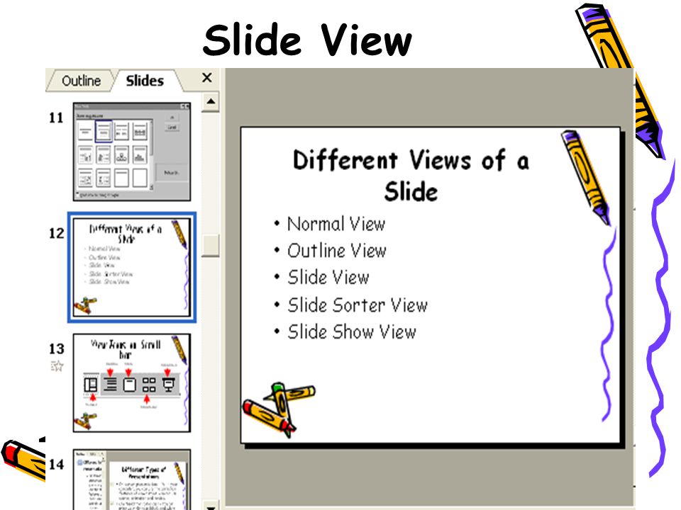 Lecture 7, Term Slide View