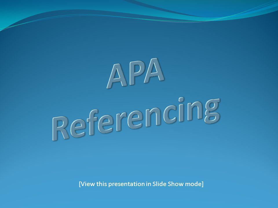 [View this presentation in Slide Show mode]