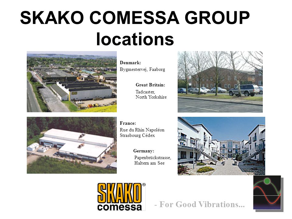 For Good Vibrations... Good Vibrations. - For Good Vibrations... What is  Skako Comessa Vibration technology in general Vibrating drives Vibrating  Feeders. - ppt download