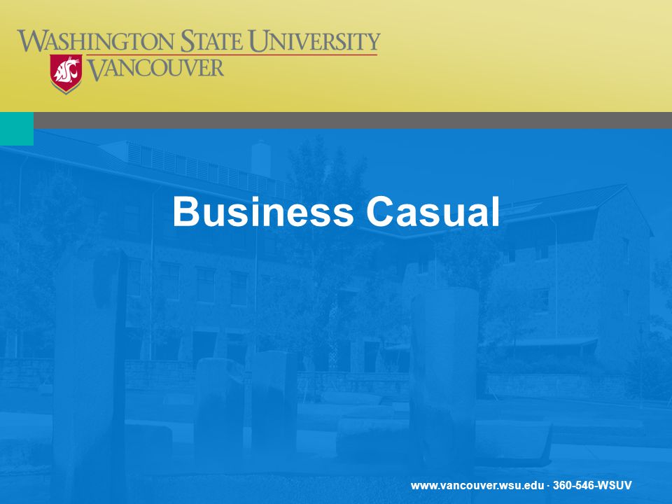 · WSUV Business Casual