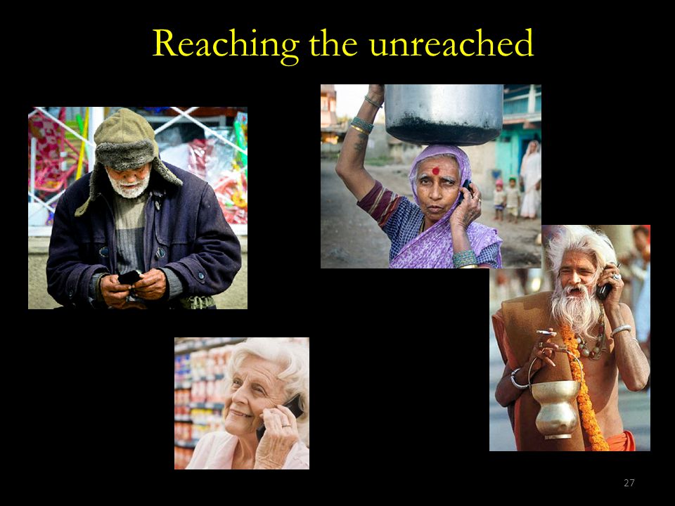 27 Reaching the unreached