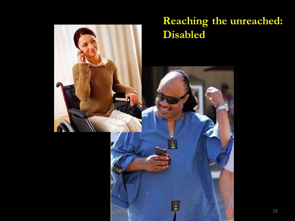 28 Reaching the unreached: Disabled
