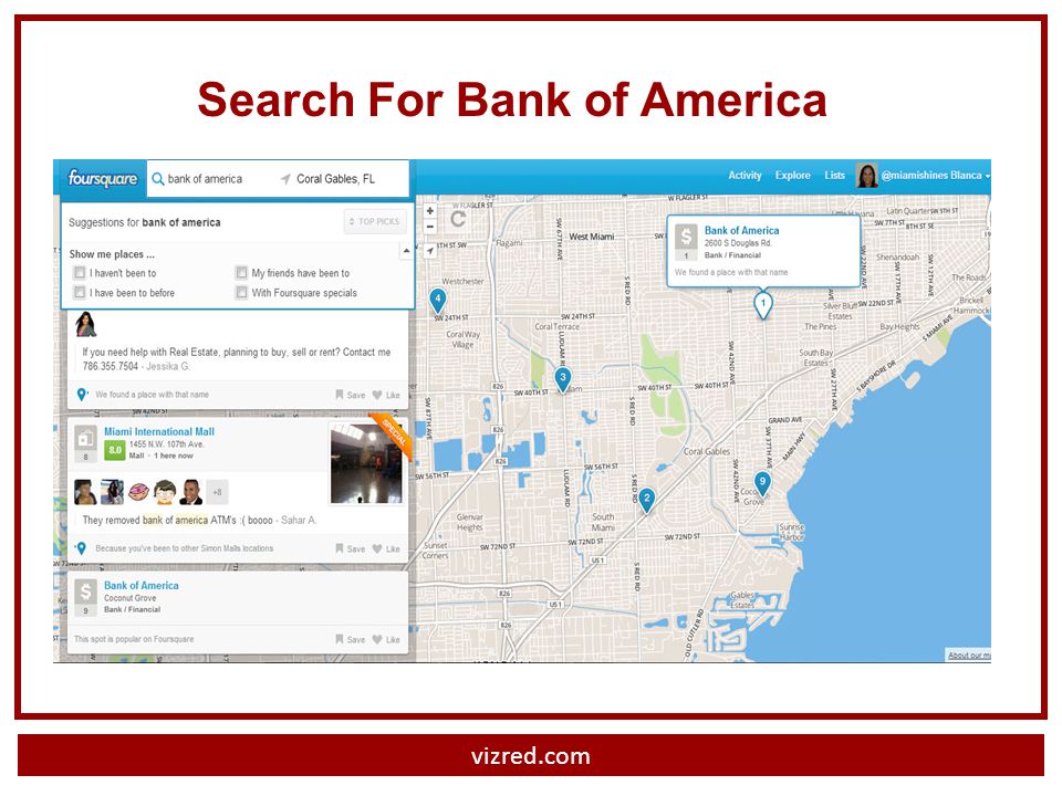 Search For Bank of America