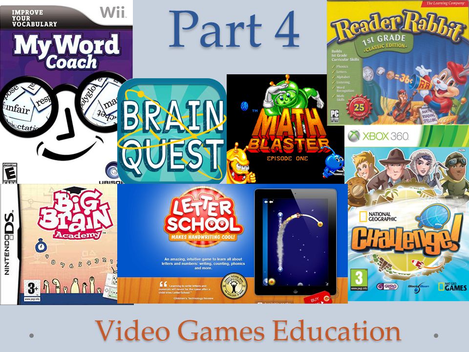 Part 4 Video Games Education