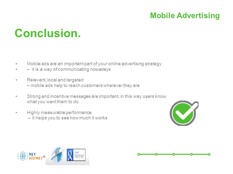 Mobil Reklamcılıkile hareket halindeki insanlara ulaşın Conclusion.