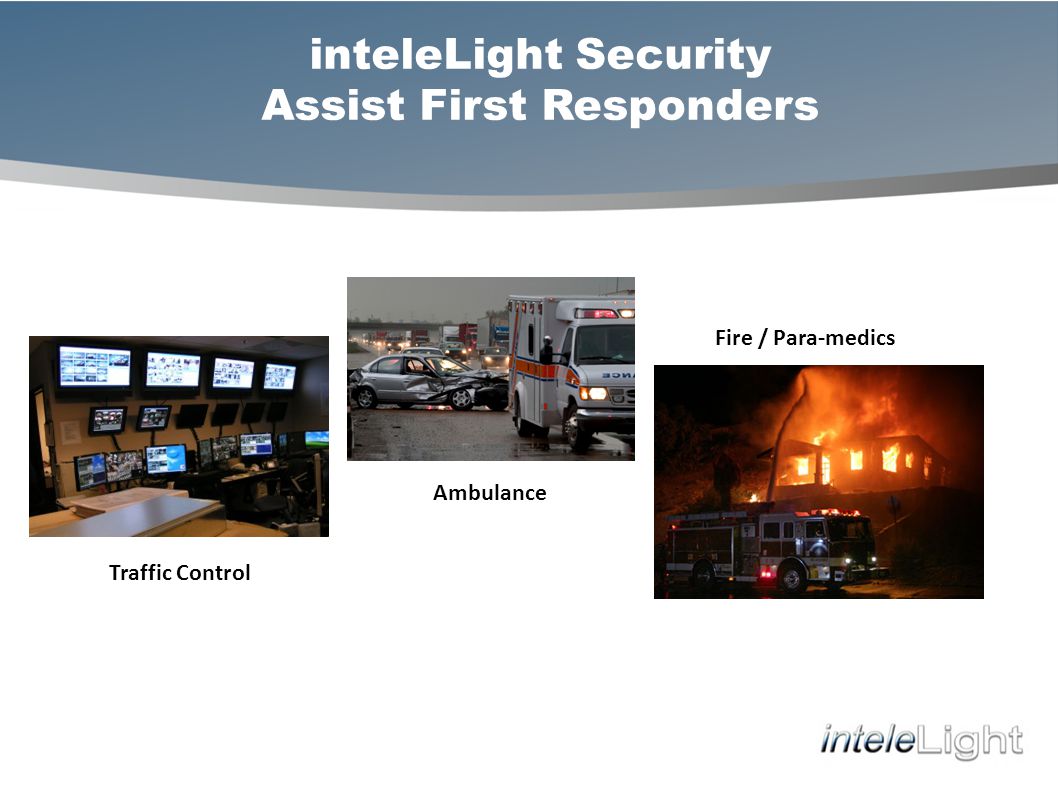 inteleLight Security Assist First Responders Fire / Para-medics Ambulance Traffic Control
