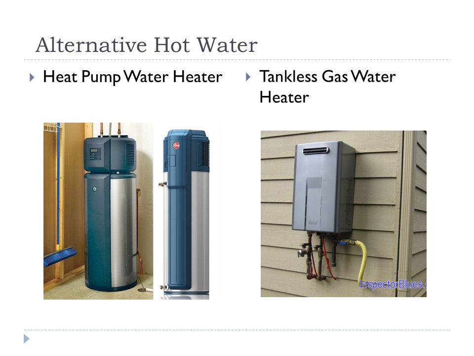 Alternative Hot Water Heat Pump Water Heater Tankless Gas Water Heater