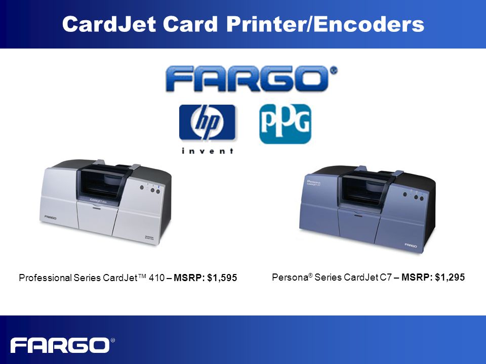 Fargo CardJet 410 Printer Drivers Download Fargo CardJet 410 Printer Drivers Windows 7
