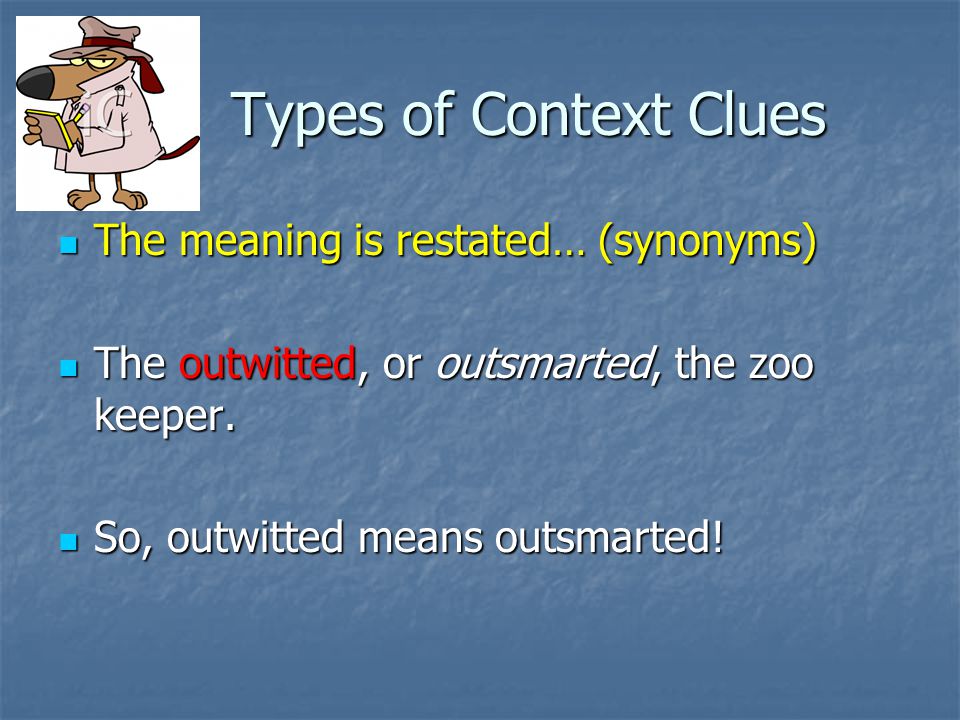 Context Clues Vocabulary In Context How To Hunt Down The Meaning