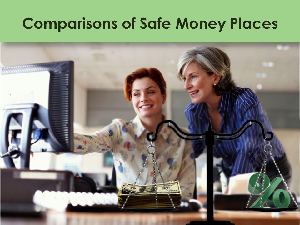 Comparisons of Safe Money Places