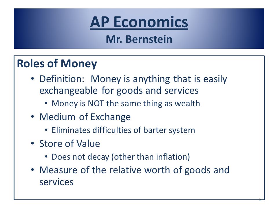 AP Economics Mr.